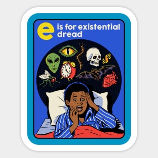 E is for Existential Dread Sticker